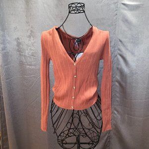 Trendy Button up Sweater